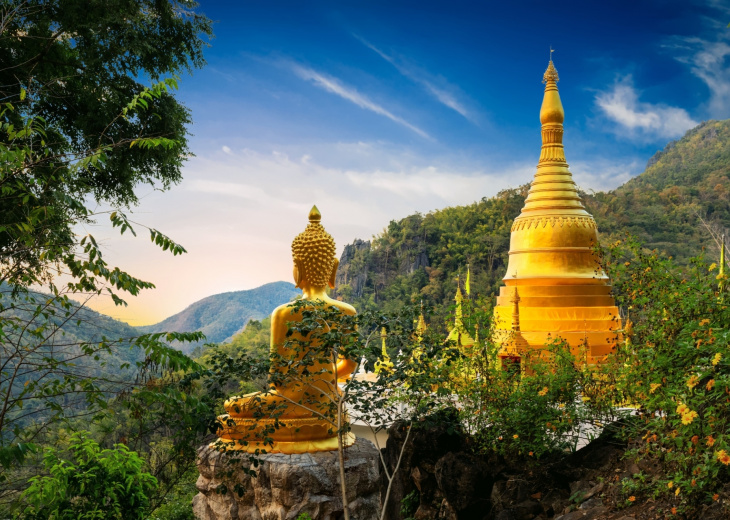 Bouddha à Phrae en Thaïlande