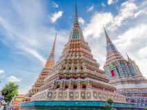 Pagodes du temple de Wat Pho