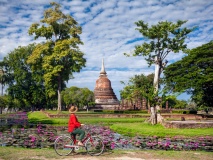Sukhothai à vélo