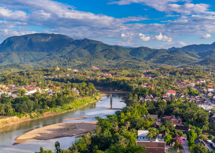 panorama sur Luang Prabang au Laos