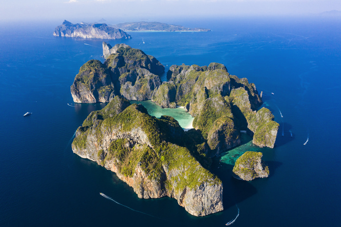 Vue aérienne de Koh Phi Phi