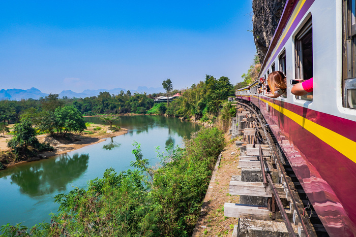 Vue train Thaïlande