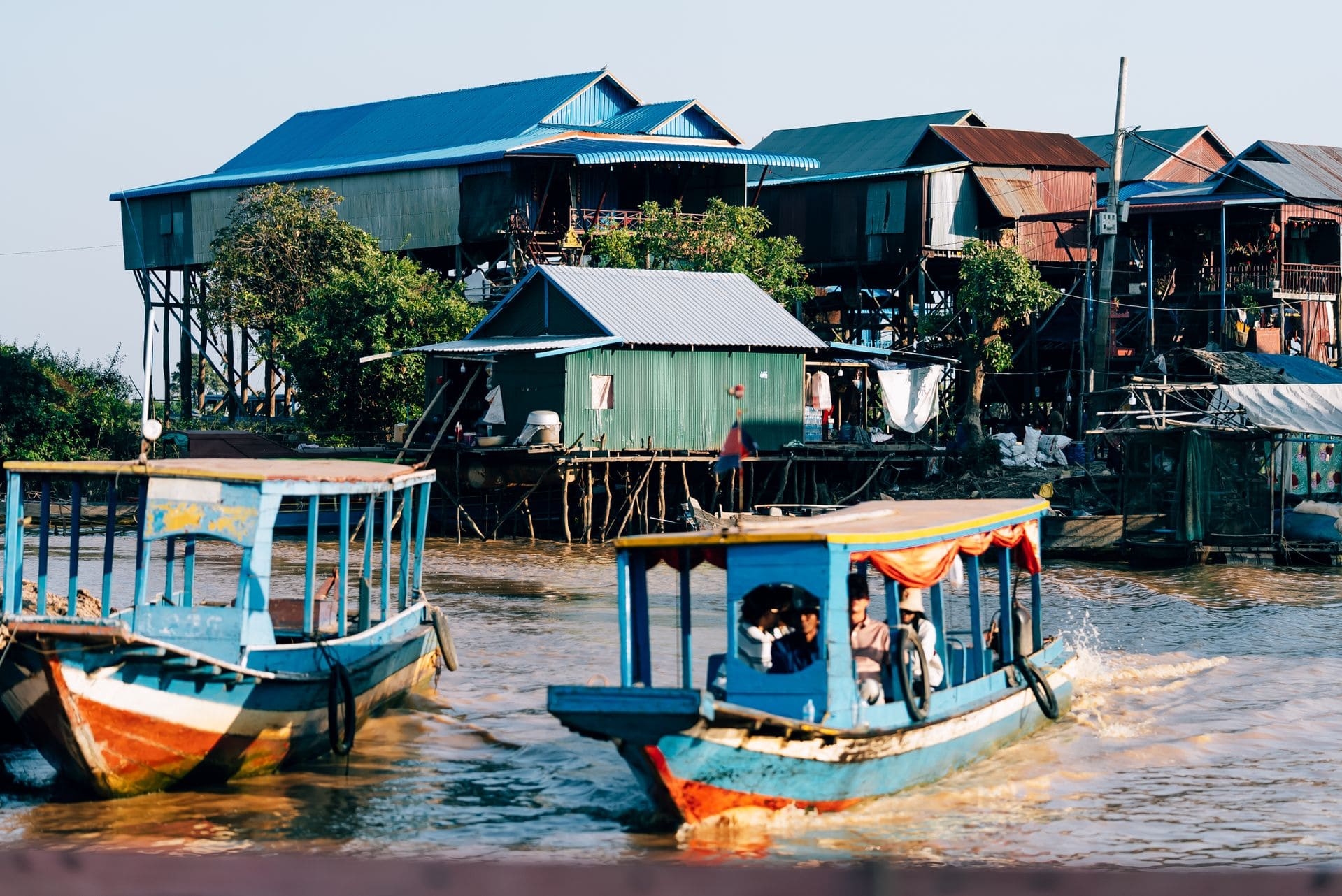 Rives du lac Tonlé Sap