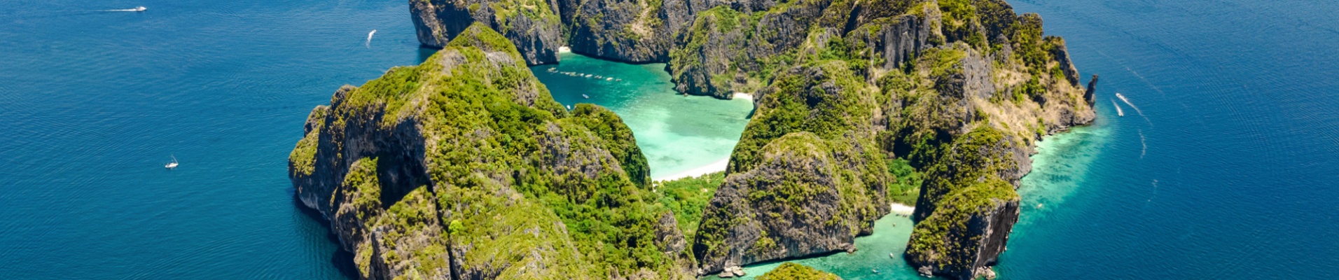 Iles vues du ciel en Thaïlande