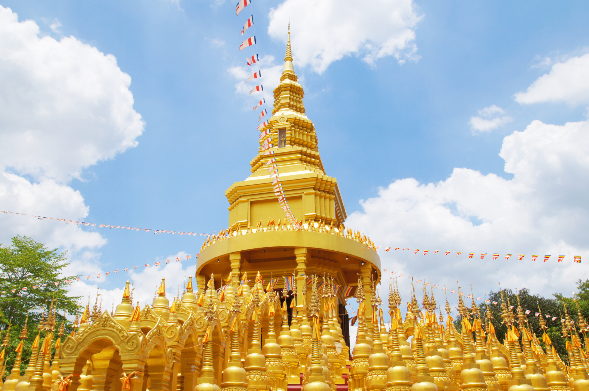 Temple doré en Thaïlande