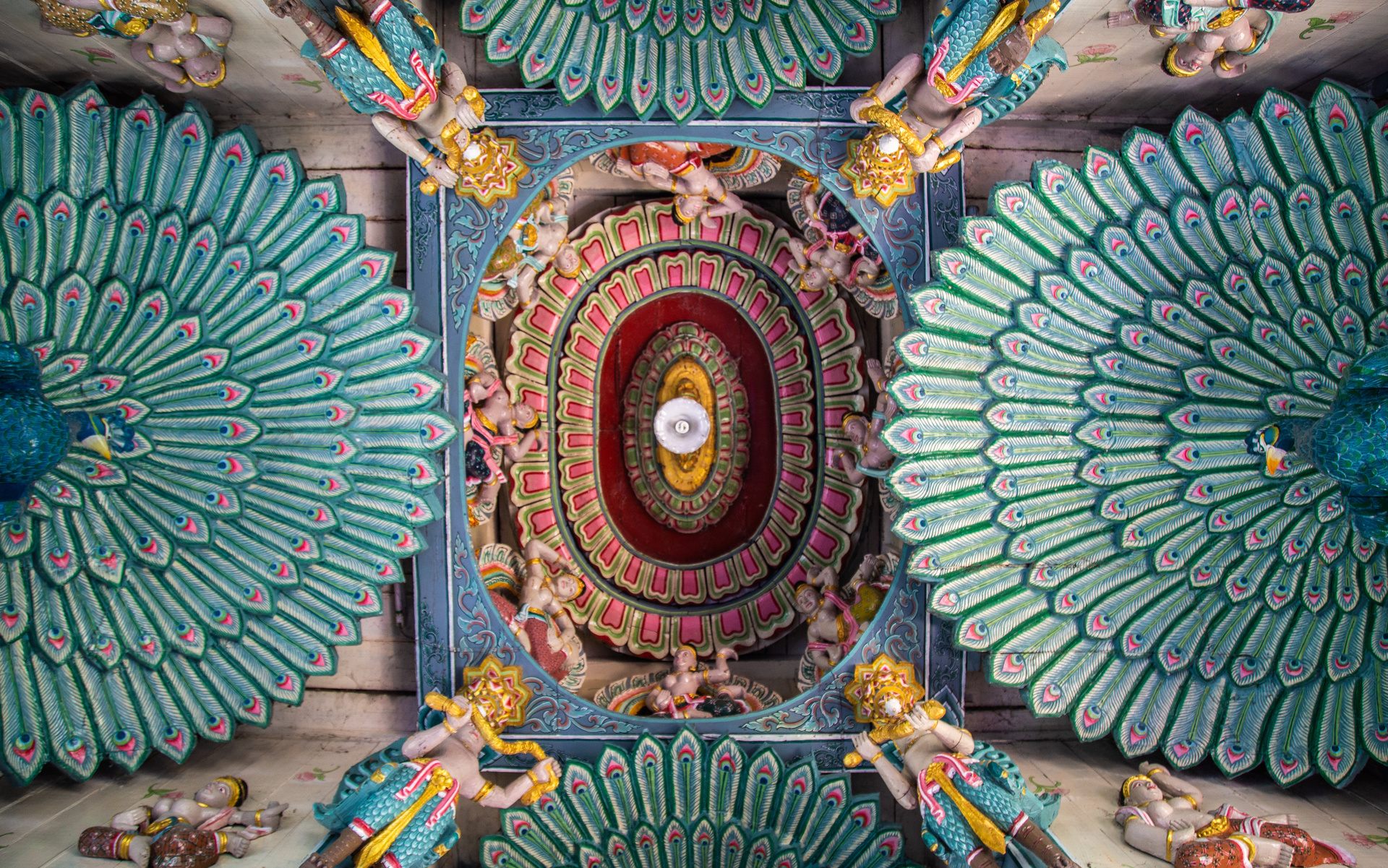 Temple à Bangkok en Thaïlande