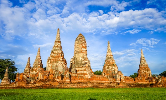 Temple à Ayutthaya Wat Chaiwatthanaram
