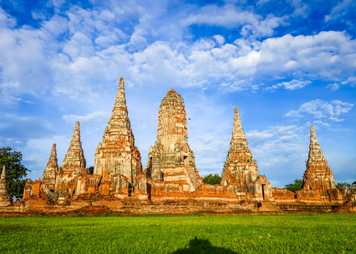 Temple à Ayutthaya Wat Chaiwatthanaram