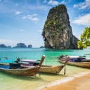 Krabi, mer Andaman en Thaïlande