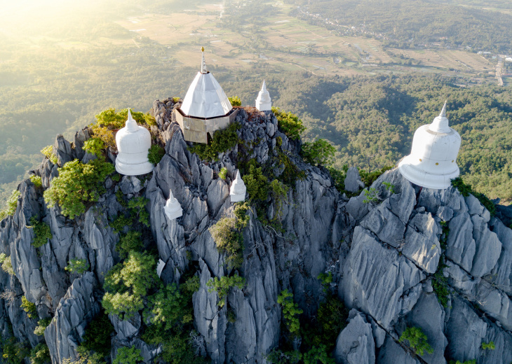 relief, Lampang,Thaïlande