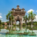 Ville de Vientiane au Laos