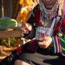Femme de la tribu Akha en Thaïlande