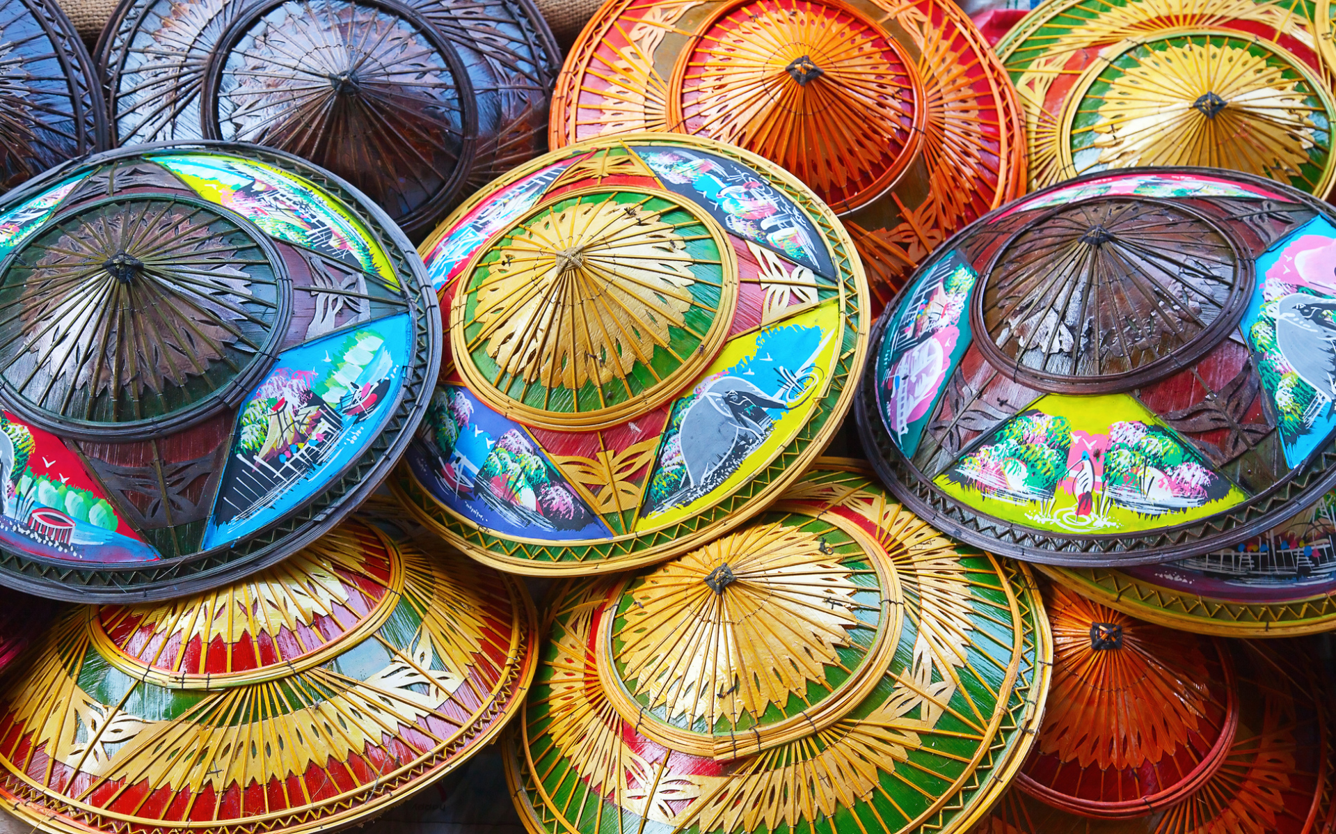 Chapeaux traditionnels thaïlandais
