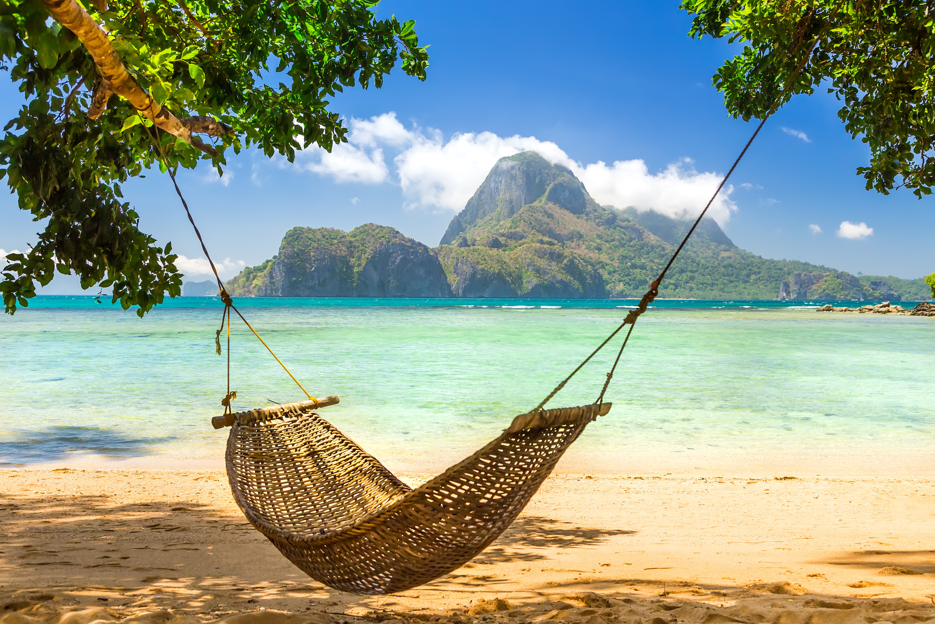 hamac sur une plage de Thaïlande
