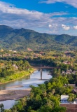 Vue sur la ville de Luang Prabang au Laos