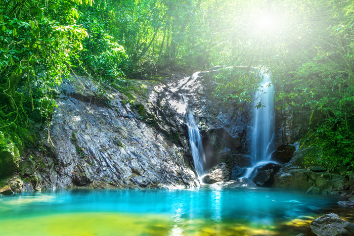 Chute d'eau à Khao Lak
