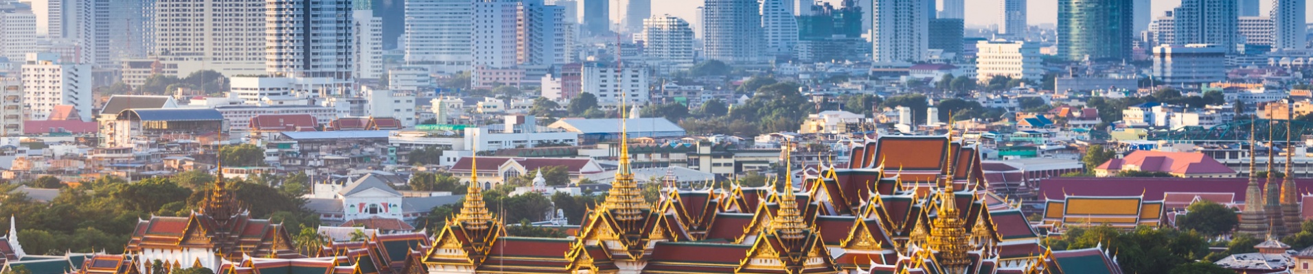 skyline Bangkok avec vue sur la ville