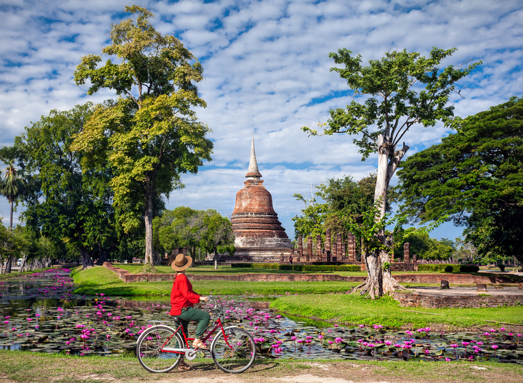 Sukhothai à vélo