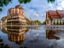 Temple Wat Chedi Luang à Chiang Mai