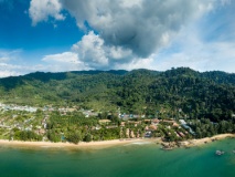 Vue aérienne de Khao Lak