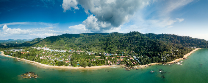 Vue aérienne de Khao Lak