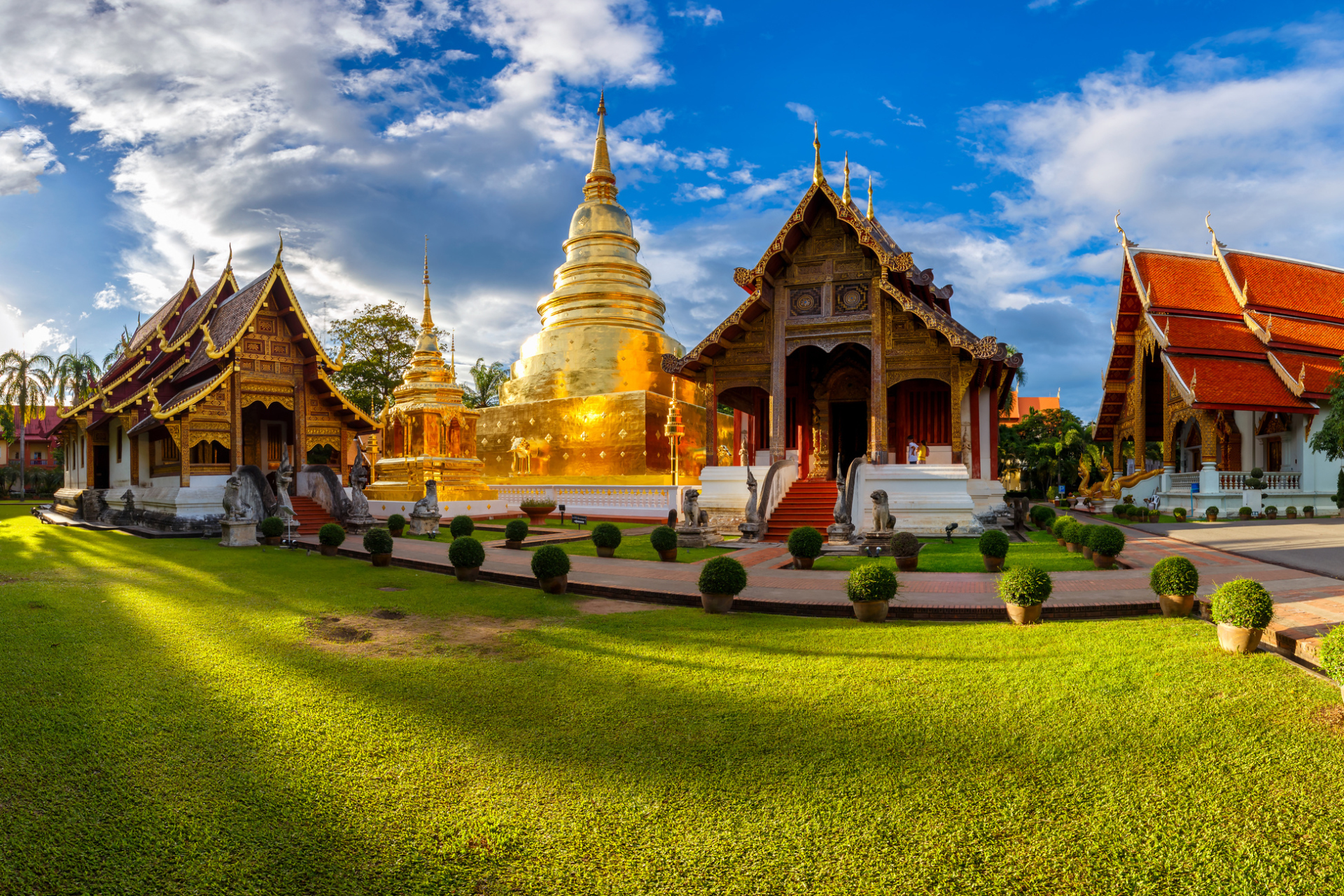 Temple de Wat Phra Singh, Chiang Mai,Thaïlande