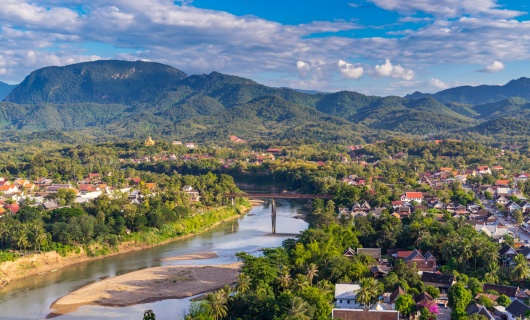 panorama sur Luang Prabang au Laos
