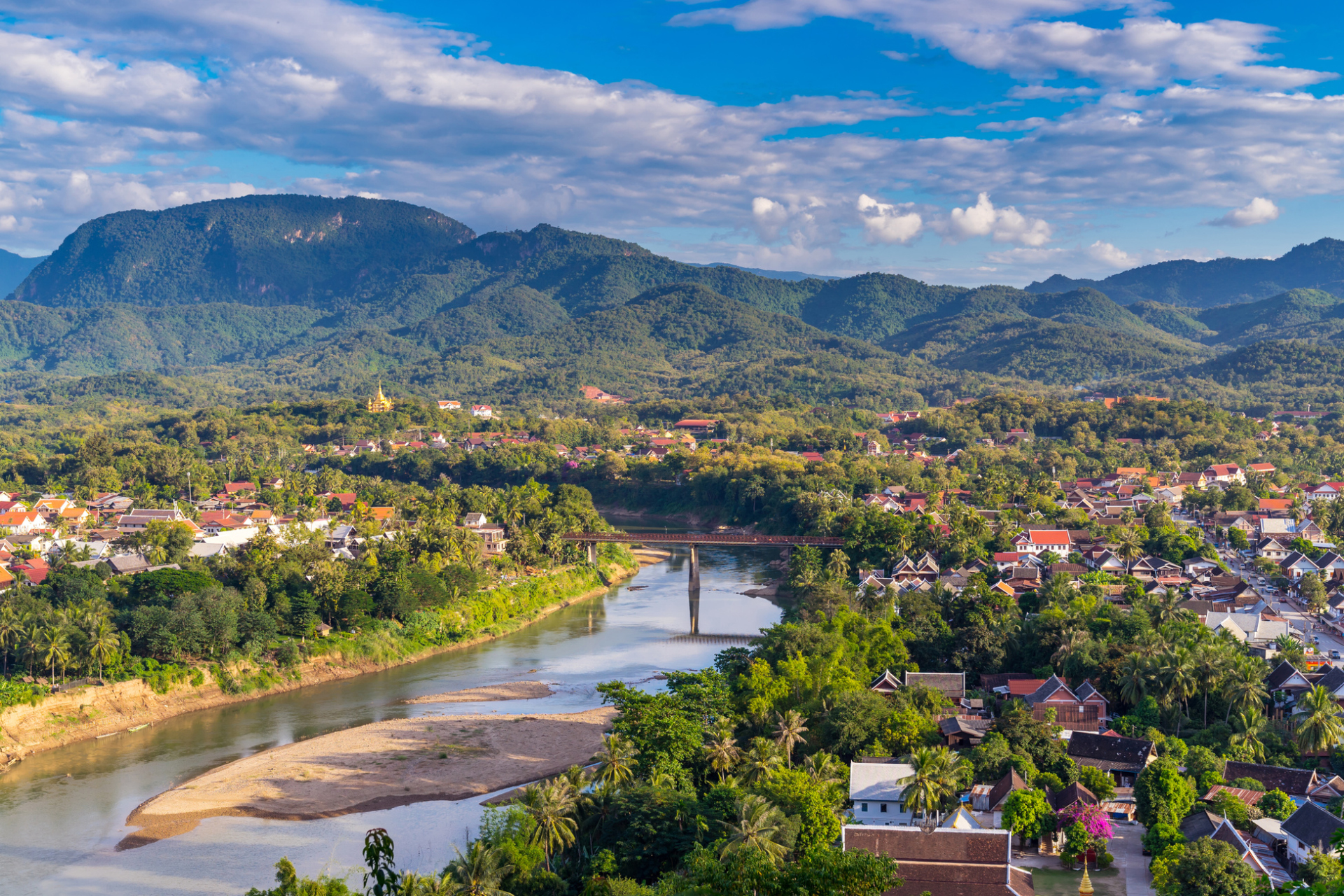 panorama sur Luang Prabang au Laos