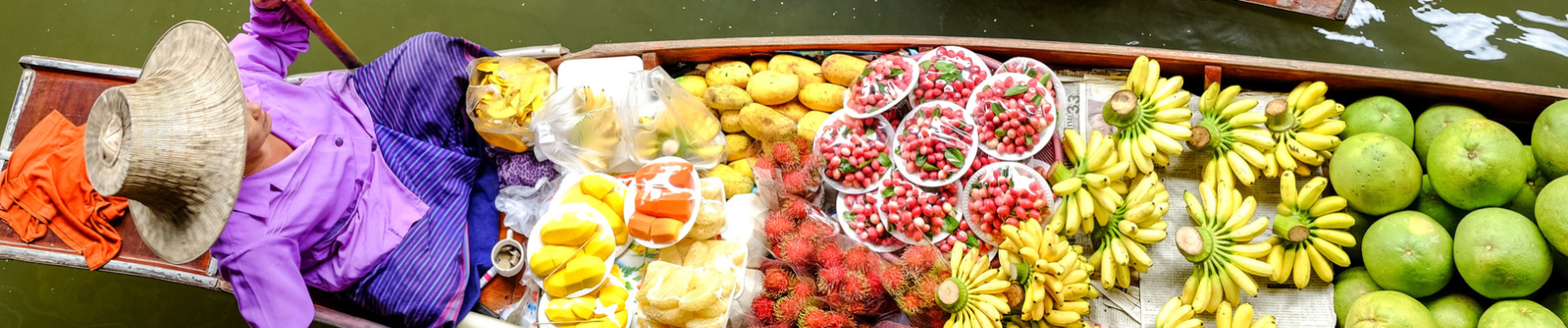 Marché flottant, Damnoen Saduak, Thaïlande