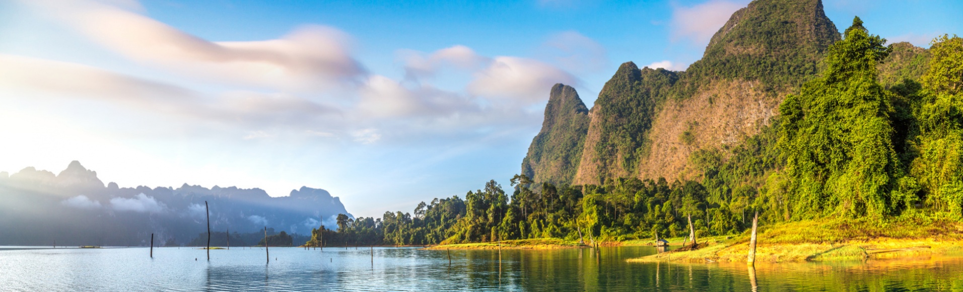 Lac Cheow Lan, parc national de Khao Sok