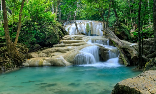 Parc national d'Erawan, Kanchanaburi, Thaïlande