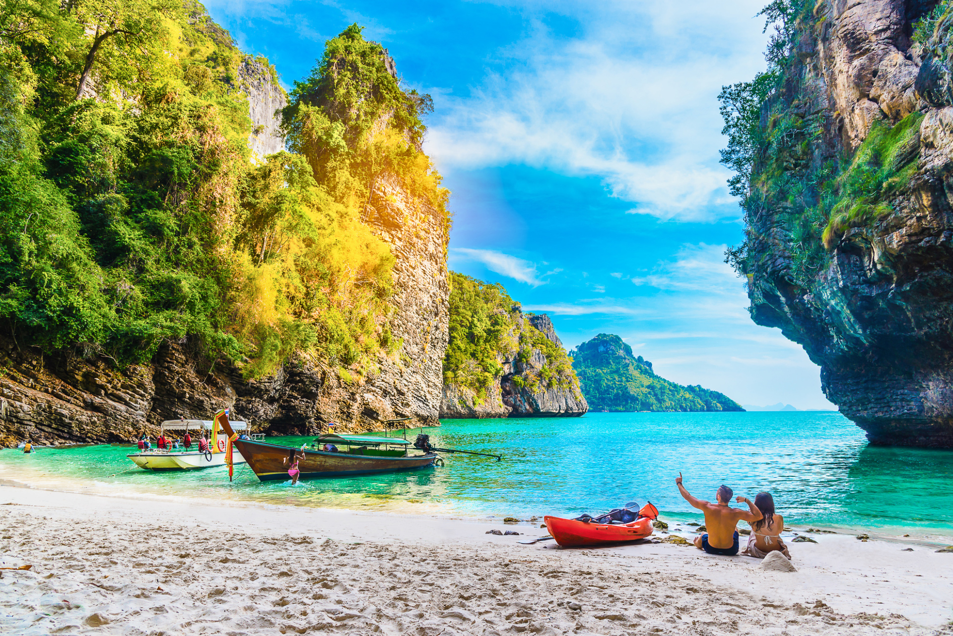 Couple à Krabi, Thaïlande