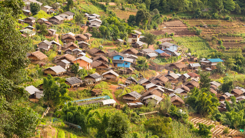 Village proche de Fang