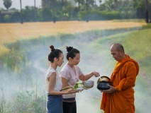 Offrande de nourriture, Chiang Mai