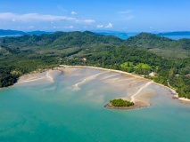 Vue aérienne de Koh Yao Noi