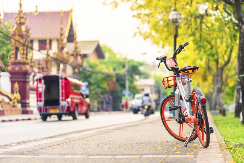 Vélo à Chiang Mai, Thaïlande