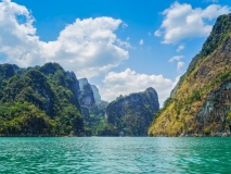 Lac de Cheow Lan, Thailande