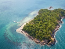 Vue aérienne de Koh Talu